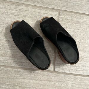 Urban Outfitters Pony Hair Clogs